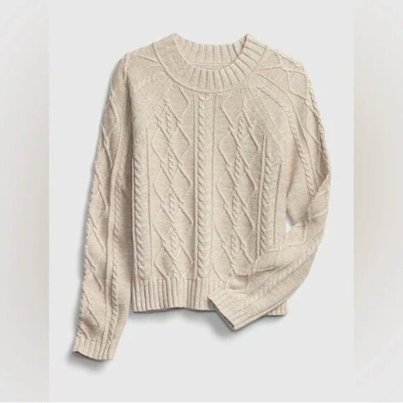 GAP Sweaters - GAP Cable-Knit Sweater| Womens L | chino beige